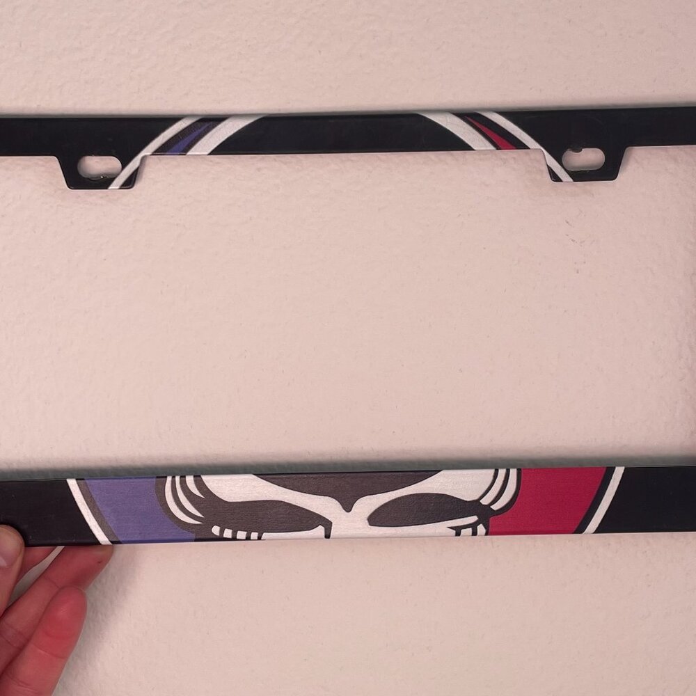 Grateful Dead Steal Your Face License Plate Frame - Original Concert Booth Only